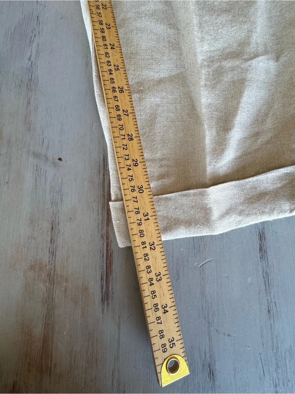 Vintage Y2K Banana Republic Mens 38x32 (40x32) 100% Linen Pleated Cuffed Pants
